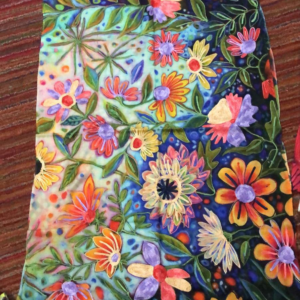 Bohemian Embroidered Scarf – Lightweight Floral Wrap for Women