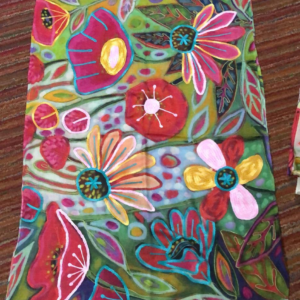 Bohemian Embroidered Scarf – Lightweight Mix Bloom Wrap for Women