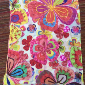 Bohemian Embroidered Scarf – Lightweight Blossom Wrap for Women